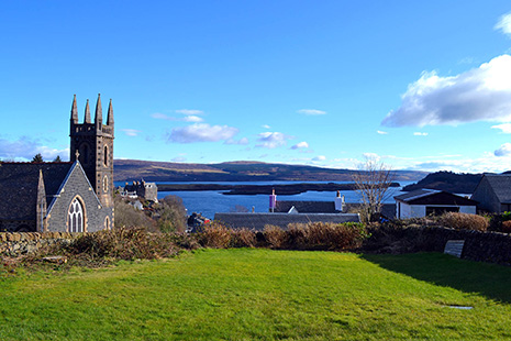 The View of part of the Garden in The Rowans, Tobermory